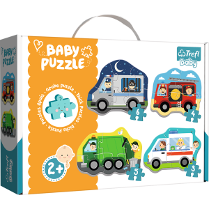 Puzzle Baby Classic Pojazdy specjalne 2+ TREFL