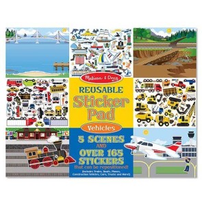Melissa & Doug Naklejki Wielorazowe - Pojazdy