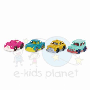 B.Toys Wonder Wheels Zestaw 4 autek - 4 MINI RIDERS