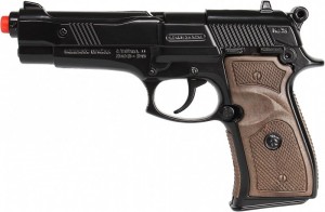 Gonher Metalowy Pistolet Policyjny 39/6- 8 Naboi