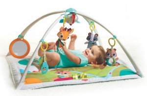 Tiny Love Gimnastyka dla bobasa z pałąkami - mata edukacyjna Leśna Kraina