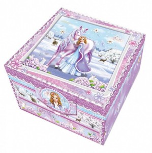 PECOWARE Szkatułka z akcesoriami do scrapbooking KOŃ