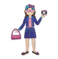 Melissa&amp;Doug Wypukłe naklejki wielorazowe Moda i Przebieranie 1