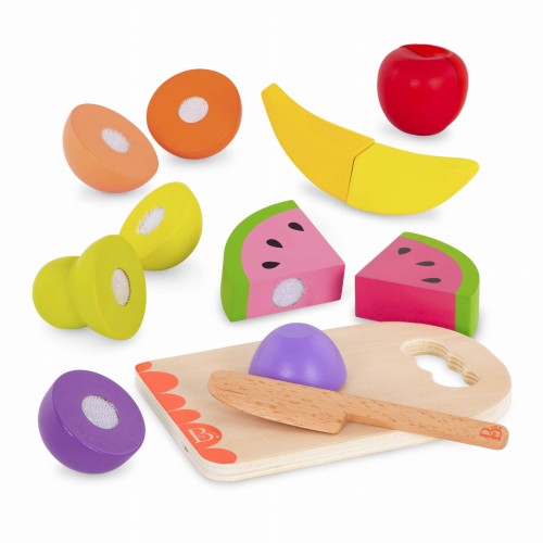 BX1970 Chop ‘n’ Play Wooden Toy Fruits zestaw drewnianych OWOCÓW do krojenia 1.jpg