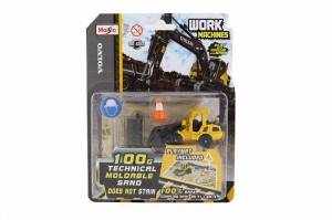 PROMOCJA Maisto VOLVO Budowa - Spychacz z piaskiem i akcesoriami