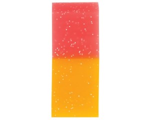 Ooly Gumki Do Ścierania z Brokatem Oh My Glitter Pomarańczowa