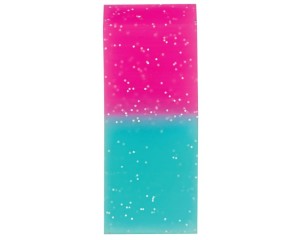 Ooly Gumki Do Ścierania z Brokatem Oh My Glitter Różowo-Miętowa
