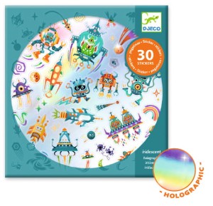 Djeco naklejki holograficzne INTERGALAKTYKA - PROMOCJA