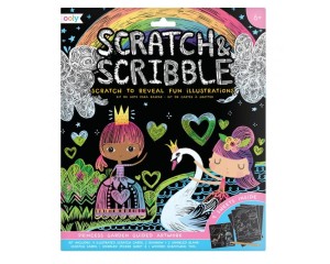 Ooly Zdrapywanki Scratch & Scribble - Ogród Księżniczki