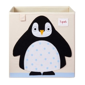 3 Sprouts Pudełko Na Zabawki Pingwin 