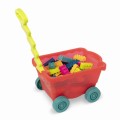BX1991 Little BlocWagon - wózek WAGONIK wypełniony kolorowymi KLOCKAMI 1.jpg