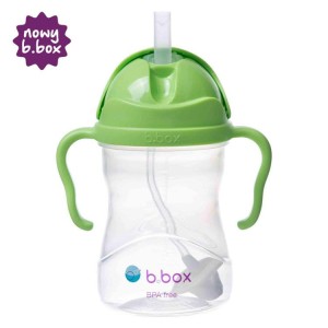 Bidon ze słomką 240 ml - jabłkowy b.box