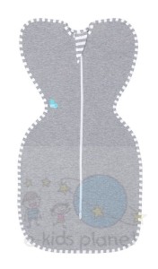 Love to Dream Otulacz Swaddle UP - rozmiar M - szary - ETAP 1