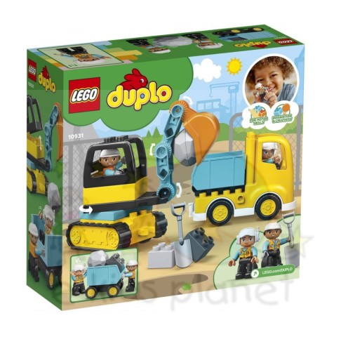 Lego Duplo 10931 Klocki Ciężarówka i koparka gąsienicowa 1.jpg