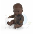 Lalka dziewczynka Afrykanka 21cm Miniland Baby 2.jpg