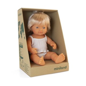 Miniland Doll Lalka dziewczynka Europejka 38cm 