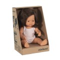Miniland Doll Lalka dziewczynka Europejka Brązowe włosy 38cm 1.jpg