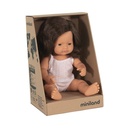 Miniland Doll Lalka dziewczynka Europejka Brązowe włosy 38cm 1.jpg