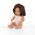 Miniland Doll Lalka dziewczynka Europejka Brązowe włosy 38cm.jpg