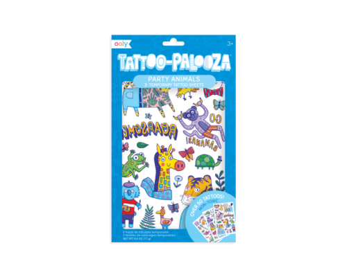 Ooly - Tatuaże zmywalne dla dzieci Tattoo Palooza - Wesołe Zwierzaki