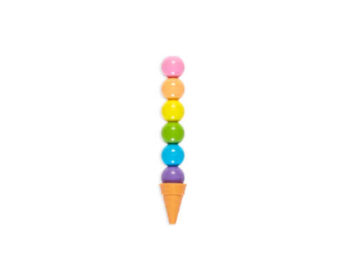 Ooly Tęczowe Lody Kredki Przekładana Kredka z Gumką