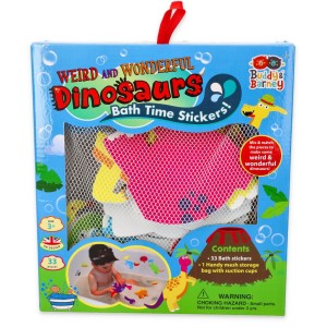 Naklejki do kąpieli - Szalone Dinozaury