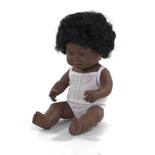 Lalka dziewczynka Afrykanka DS 38cm Miniland Doll