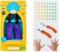 Sztućce NANAS MANNERS etap 3 Widelec i nóż PURPLE 3-9 lat 2