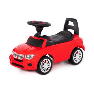 WADER Jeździk "SuperCar" nr 5 z dźwiękiem Czerwony