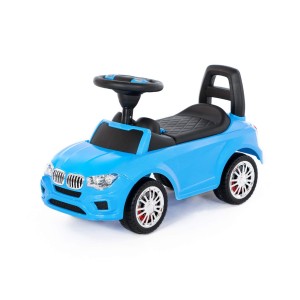 WADER Jeździk "SuperCar" nr 5 z dźwiękiem Niebieski
