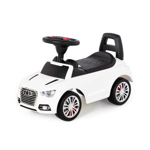 WADER Jeździk "SuperCar" nr 2 z dźwiękiem Biały