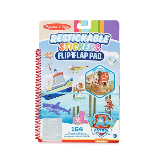 Melissa &amp; Doug Psi Patrol Naklejki wielokrotne Misja w zatoce