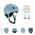 SCOOTANDRIDE Kask XXS-S dla dzieci 1-5 lat Steel 1.jpg