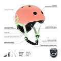 SCOOTANDRIDE Kask XXS-S dla dzieci 1-5 lat Peach 2.jpg