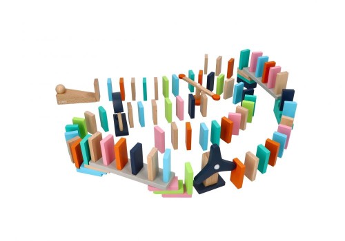 Adam Toys Drewniane domino