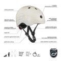 SCOOTANDRIDE Kask z odblaskami XXS-S dla dzieci 1-5 lat Ash Bear 1.jpg
