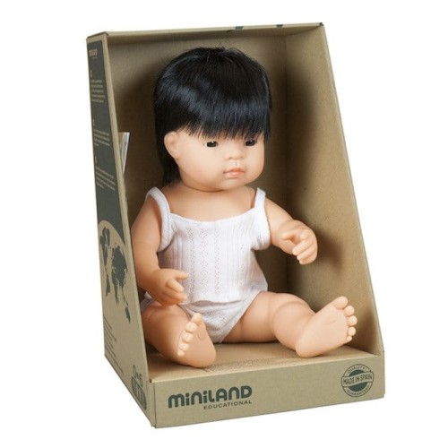 Miniland Doll Lalka chłopiec Azjata 38cm