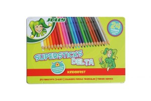 Jolly Kredki trójkątne Delta 24 szt