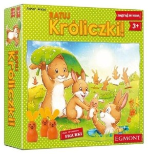 Ratuj króliczki! - gra planszowa EGMONT