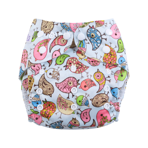 Simed Pieluszka Wielorazowa PUL z Kieszonką - Ptaszki