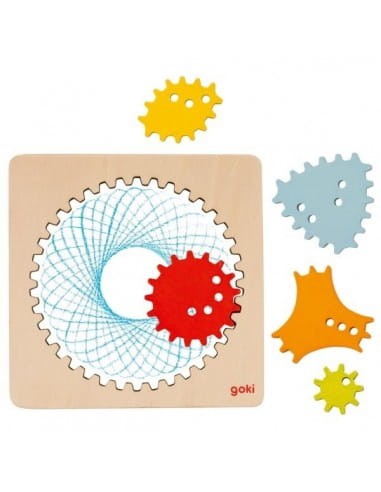 Goki Spirograf drewniany