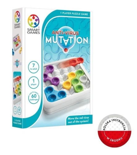 GRA LOGICZNA Anti-Virus Mutation Antywirus MUTACJA SMART GAMES ENG
