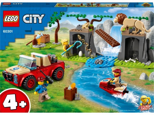 Lego Terenówka ratowników dzikich zwierząt