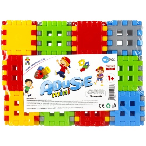 Klocki konstrukcyjne Adusie Mini 72