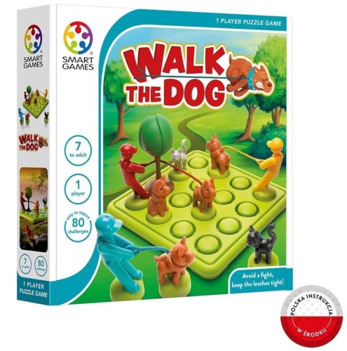 Gra logiczna Walk The Dog SMART GAMES ENG