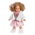 Llorens Lalka hiszpańska blondynka, kręcone włosy Elena 35 cm