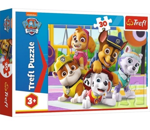 Trefl Puzzle Psi Patrol zawsze na czas 30 elementów