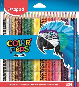 MAPED Kredki Colorpeps Animals 24 kolory 