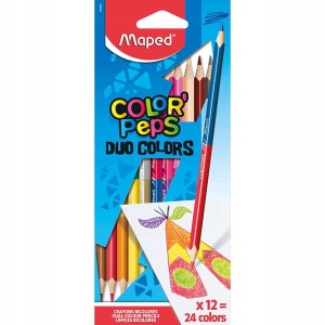 MAPED Kredki Colorpeps Duo 12=24 kolory 