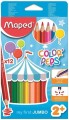 MAPED Kredko Colorpeps max trójkątne 12 kolorów